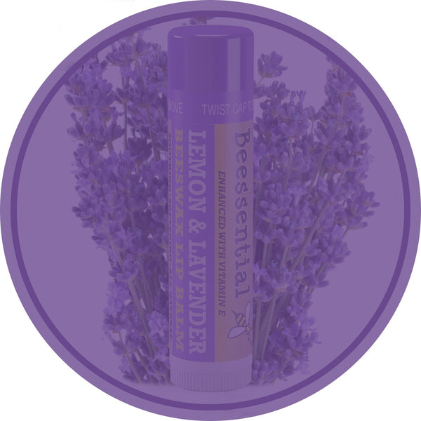 Lemon Lavender Lip Balm - Beessential