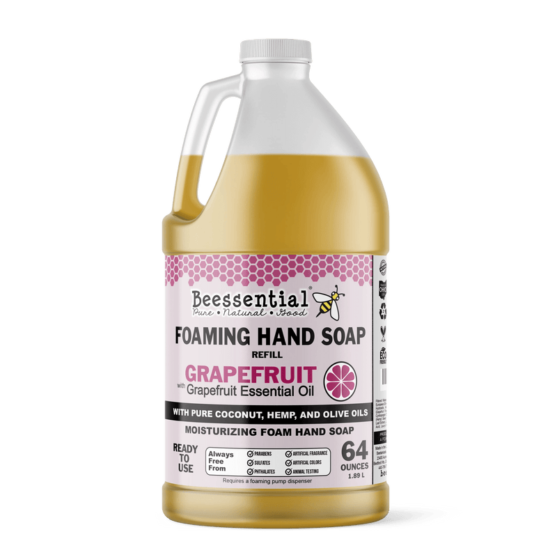 Beessential Grapefruit Lemongrass Foaming Hand Soap