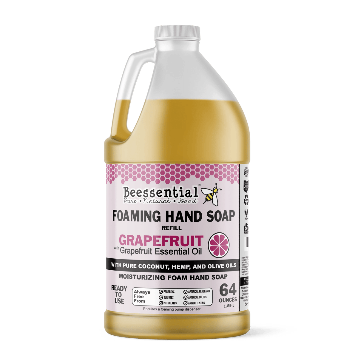Grapefruit Lemongrass Foaming Hand Soap - Beessential