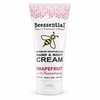 Grapefruit Rosemary Hand & Body Cream for Dry Skin - Beessential