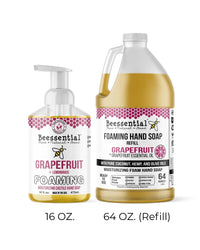 Grapefruit with Lemongrass Foaming Hand Soap - Refreshing & Zesty - Beessential