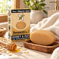 Honey & Oat Bar Soap – Nourishing & Soothing - Beessential