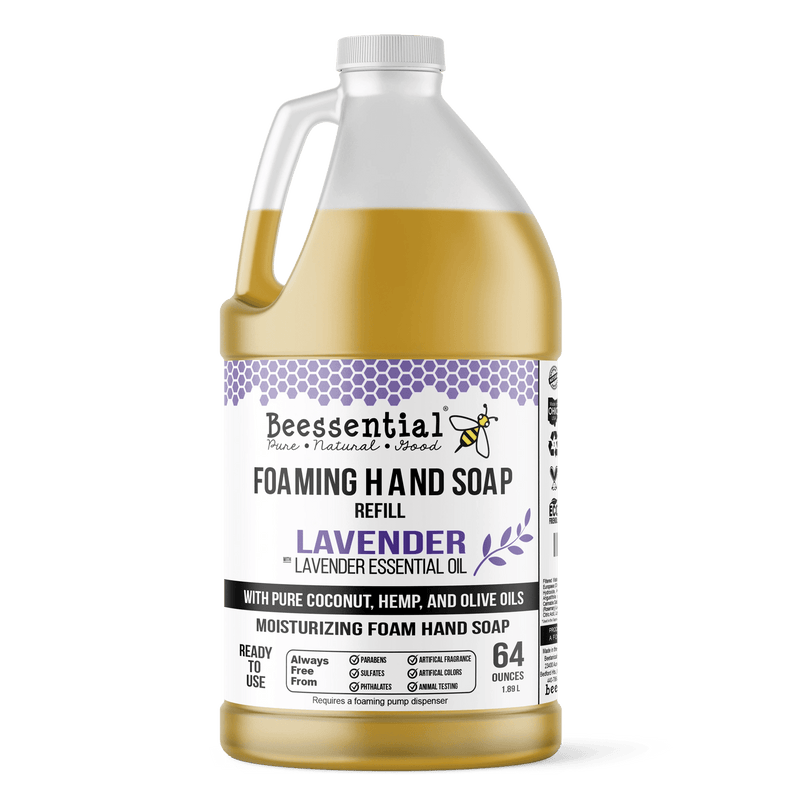 Beessential Lavender and Bergamot Foaming Hand Soap