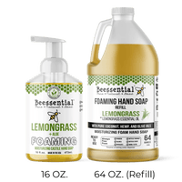 Lemongrass Foaming Hand Soap (Natural & Moisturizing) - Beessential