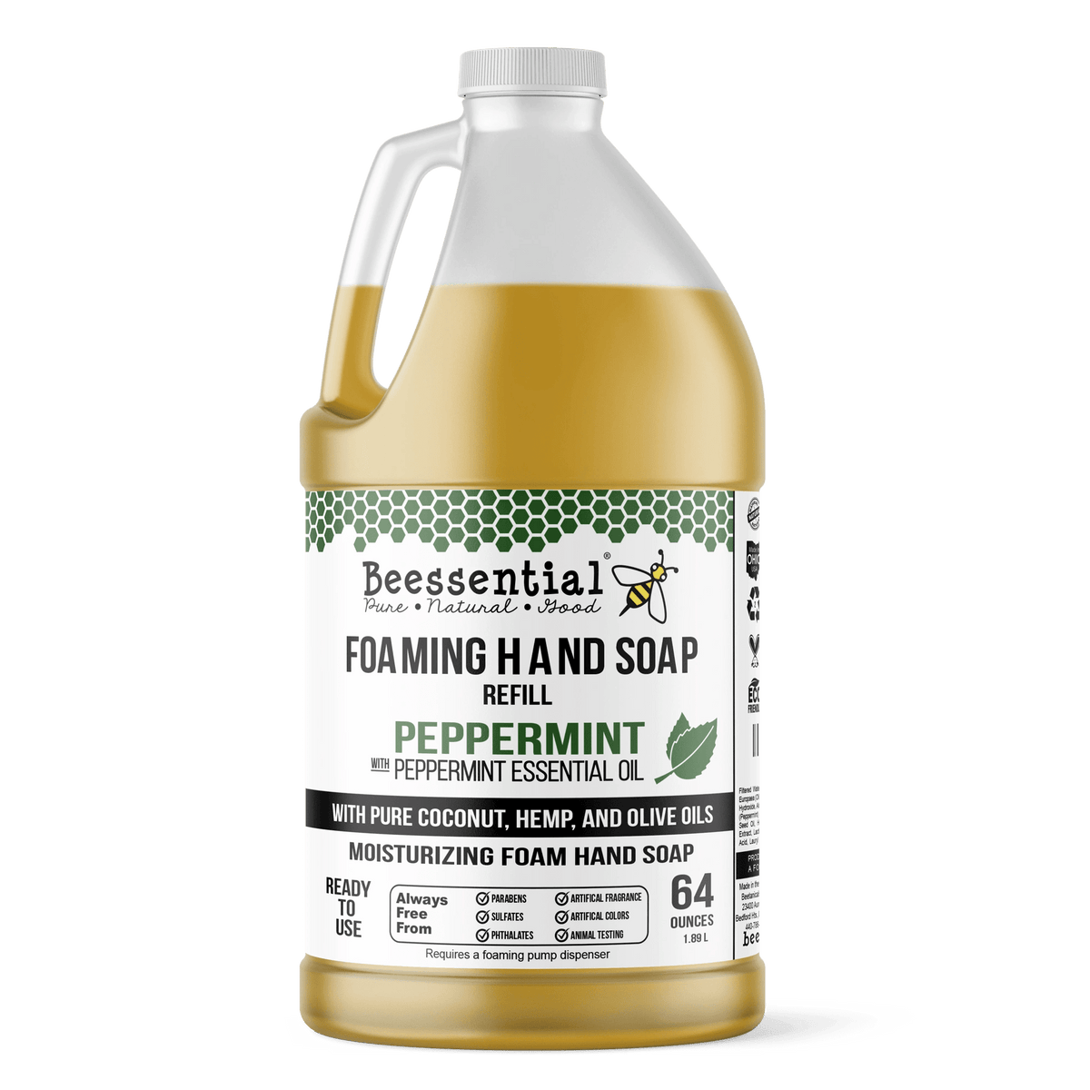 Peppermint Foaming Hand Soap - Beessential