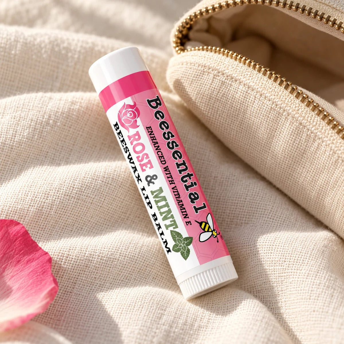 Rose Mint Lip Balm - Beessential