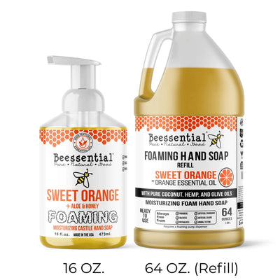Beessential Sweet Orange Foaming Hand Soap