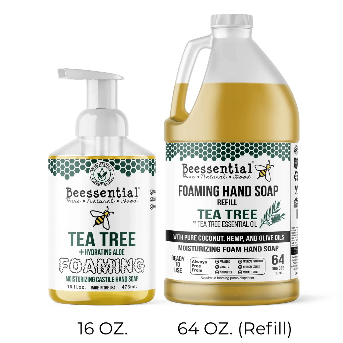 Tea Tree Foaming Soap - Beessential