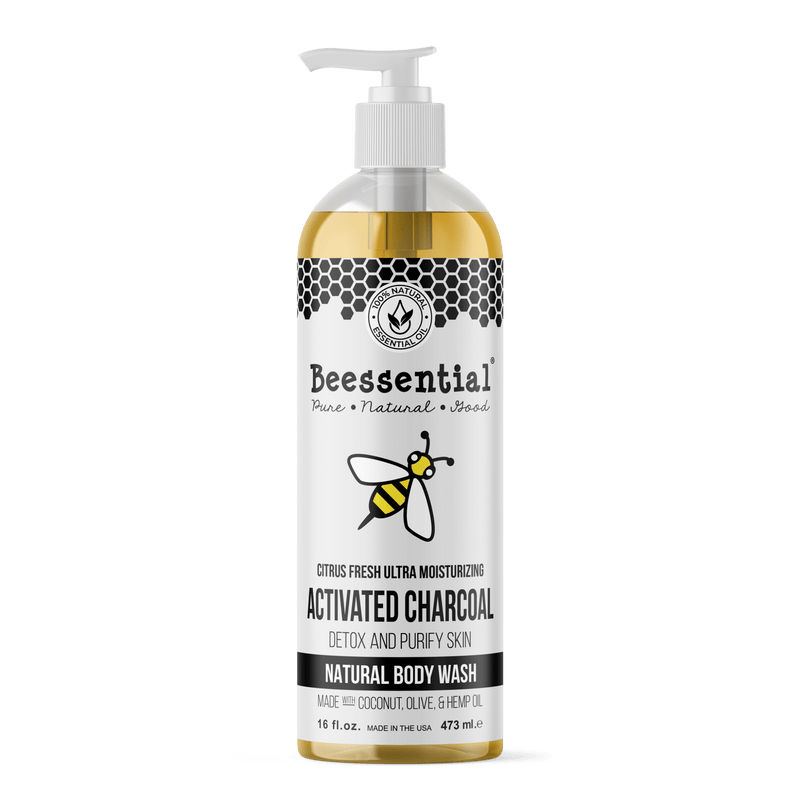 Activated Charcoal Body Wash - Detox & Hydrate - Beessential
