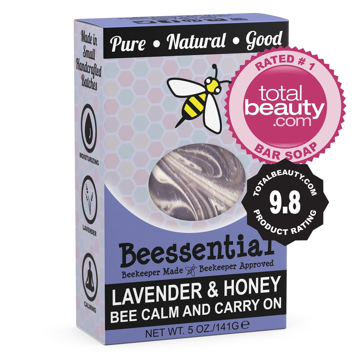 Beessential Handmade Lavender & Honey Soap – Calm, Hydrate & Indulge Naturally - Beessential