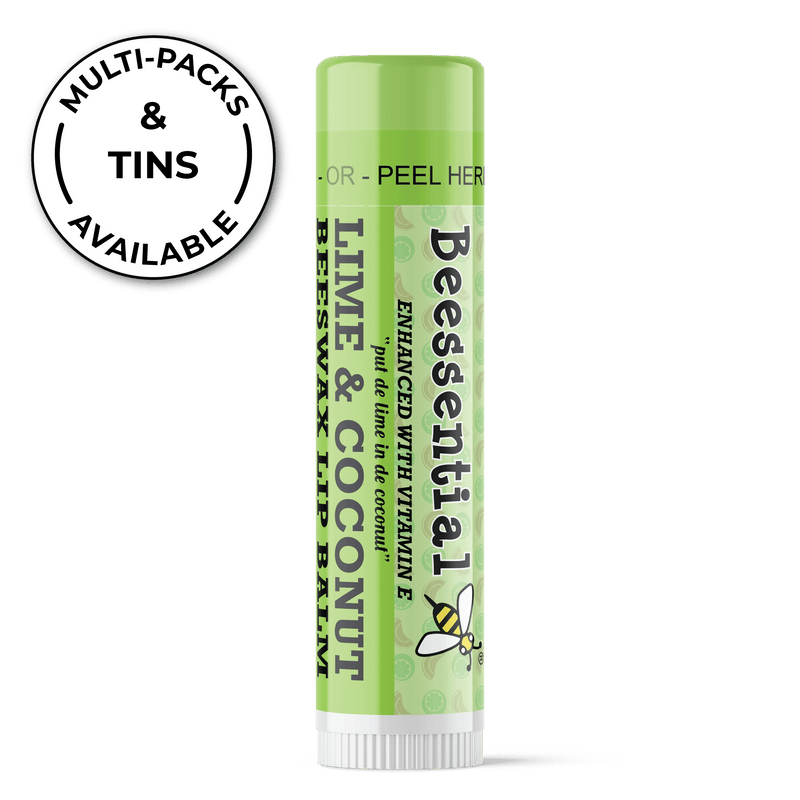 Coconut Lime Lip Balm - Natural, Hydrating, and Nourishing | Beessential - Beessential