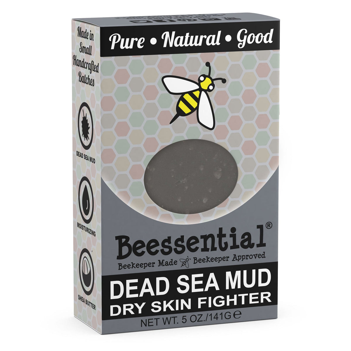 Dead Sea Mud Soap - Detoxifying & Nourishing Skincare - Beessential