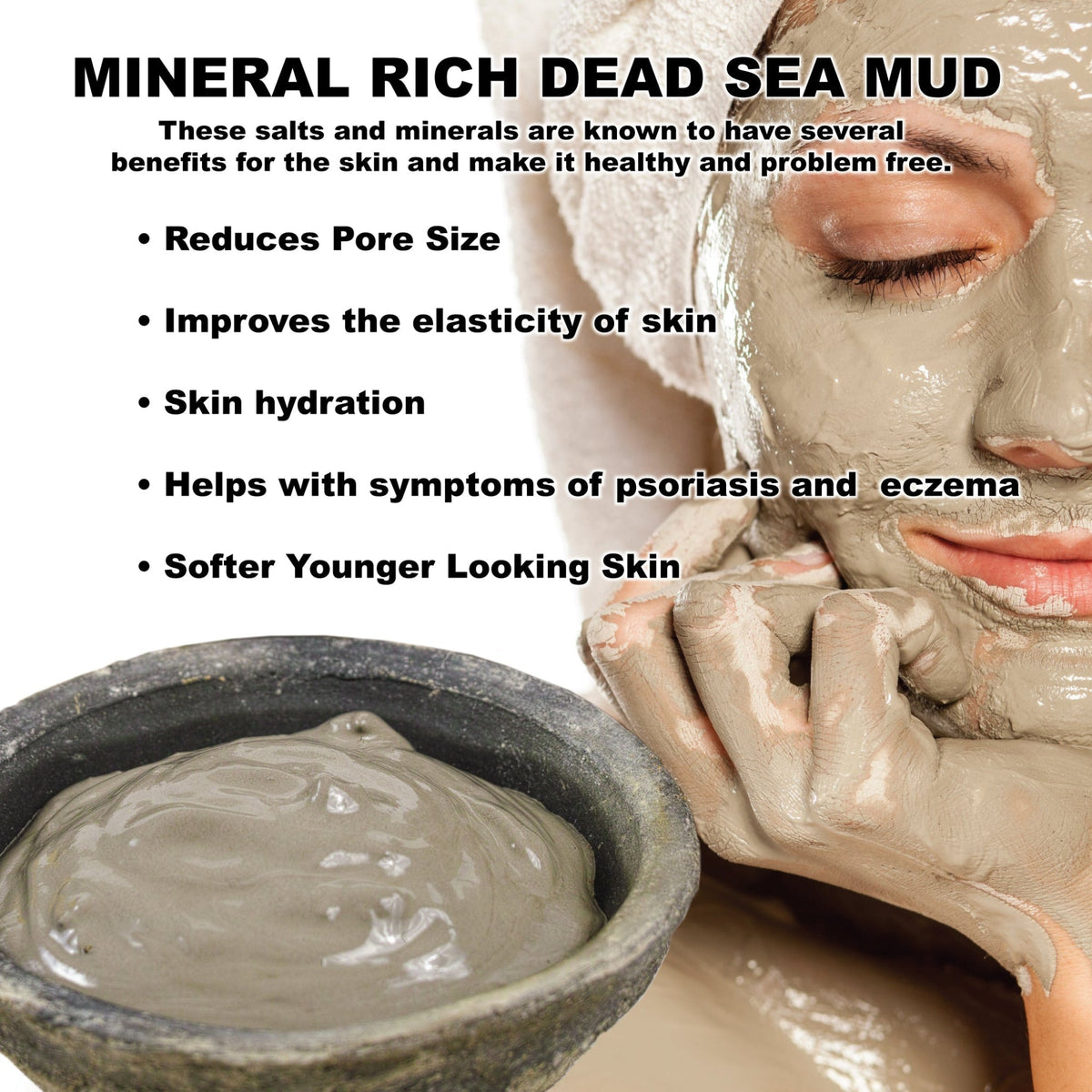 Dead Sea Mud Soap - Detoxifying & Nourishing Skincare - Beessential