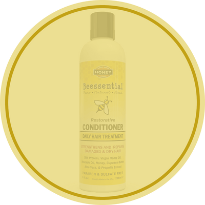Honey & Botanical Conditioner is made for hair that feels dry, tangled, or hard to manage