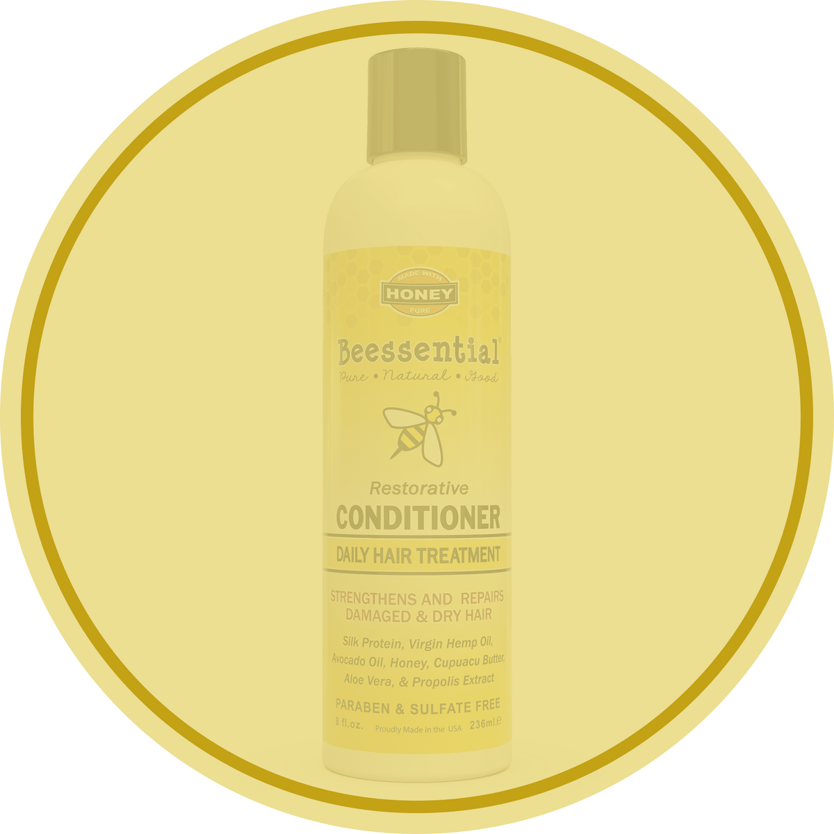 Honey & Botanical Conditioner – Daily Hair Treatment for Dry & Damaged Hair - Beessential