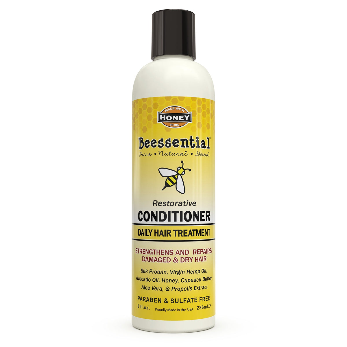 Honey & Botanical Conditioner – Daily Hair Treatment for Dry & Damaged Hair - Beessential