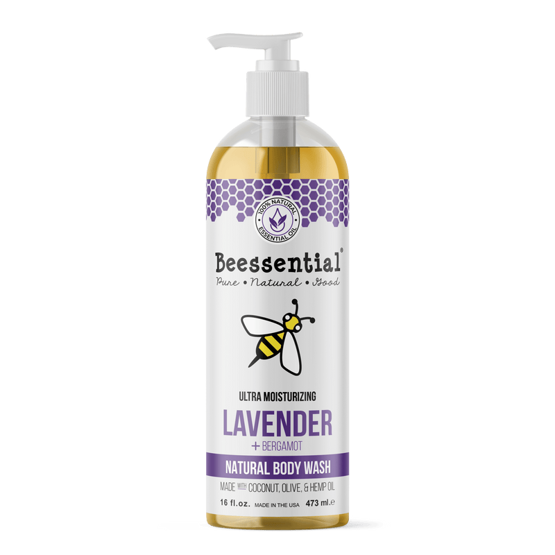 Lavender Bergamot Body Wash – Natural & Nourishing - Beessential