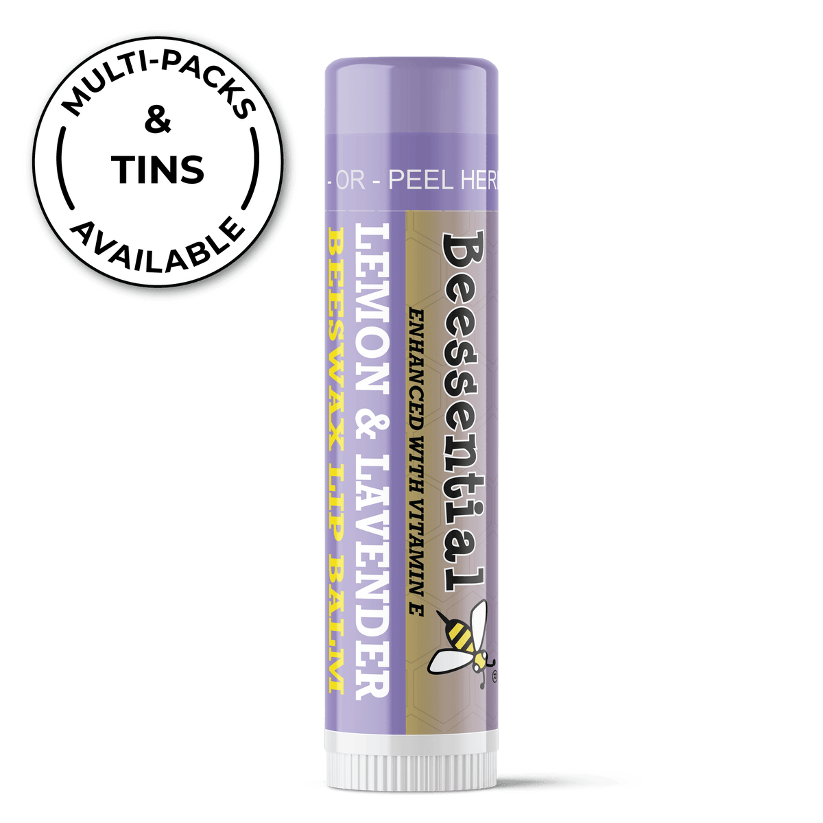 Lemon Lavender Lip Balm - Beessential