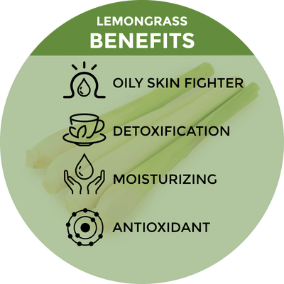 Beessential Lemongrass Body Wash in a 16 oz bottle