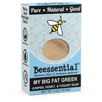 My Big Fat Greek Juniper Soap, Honey And Yogurt Soap - Beessential