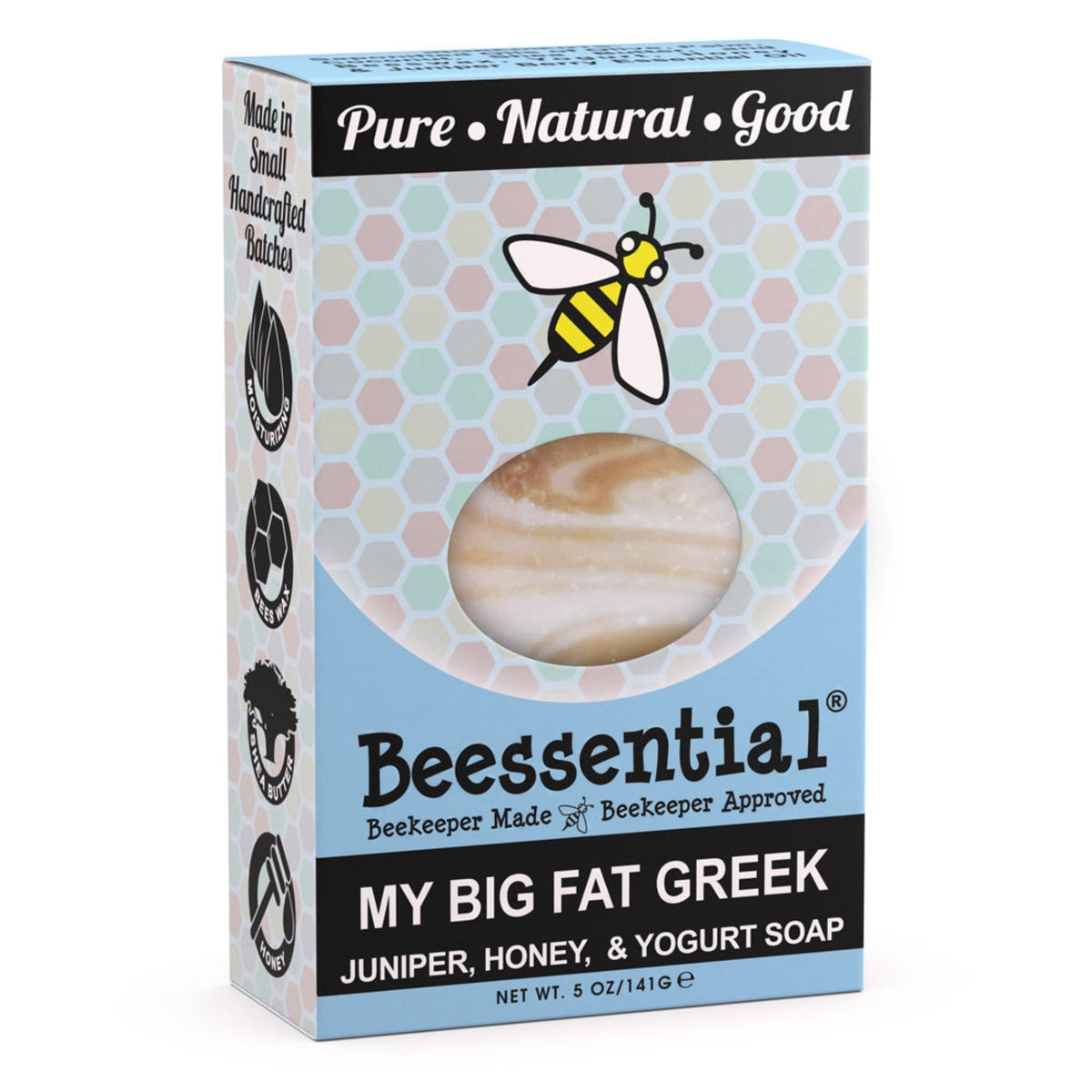 My Big Fat Greek Juniper Soap, Honey And Yogurt Soap - Beessential