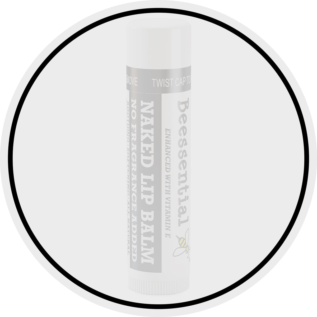 Naked Unscented Lip Balm - Beessential