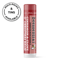 O'Christmas Cinnamon Lip Balm — Warming Beeswax Chapstick - Beessential