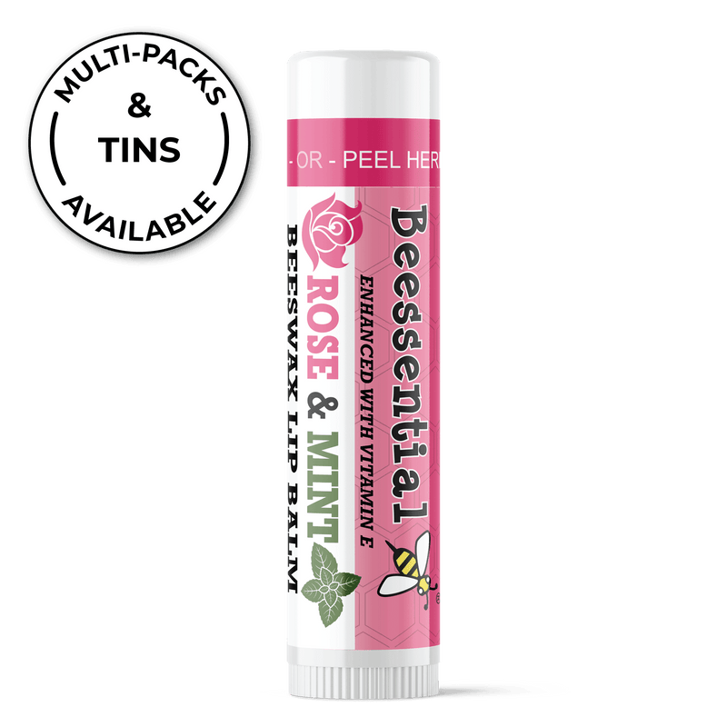 Rose Mint Lip Balm - Beessential