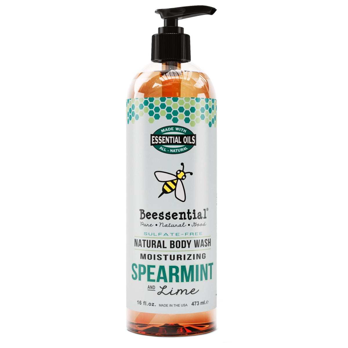 Spearmint Lime Body Wash - Beessential