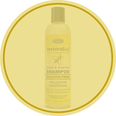 Sulfate-Free Honey Shampoo is a gentle, everyday shampoo made with honey and botanical ingredients to cleanse hair without harsh sulfates