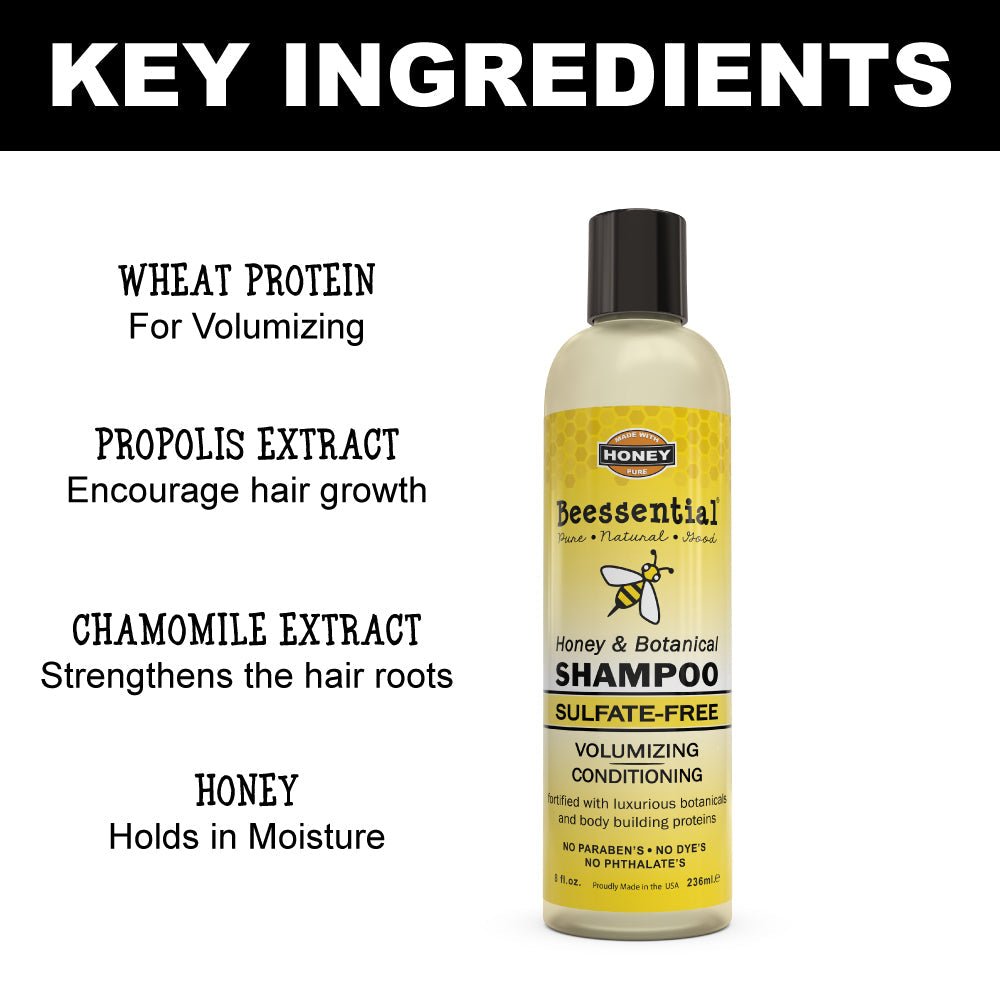 Sulfate Free Honey Shampoo - Beessential