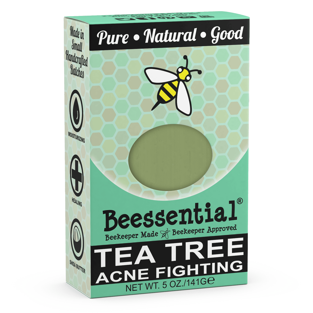 Tea Tree Oil Bar Soap - Natural & Sulfate - Free - Beessential